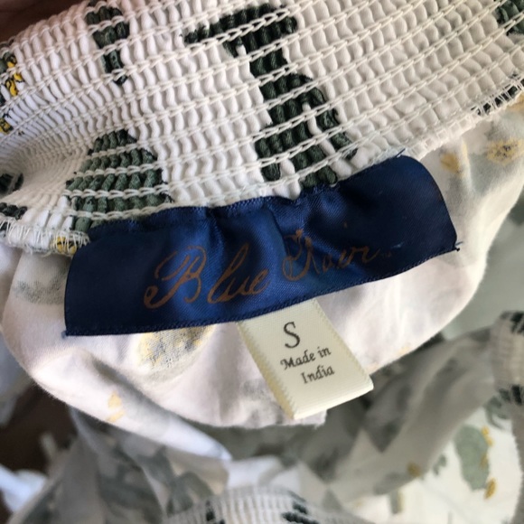 Blue Rain Cactus Off the Shoulder Top - Picture 7 of 7